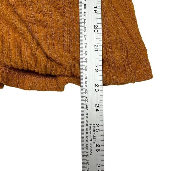 Maeve By Anthropologie omen's Mustard Wrap Top Size Small - Picture 8 of 10